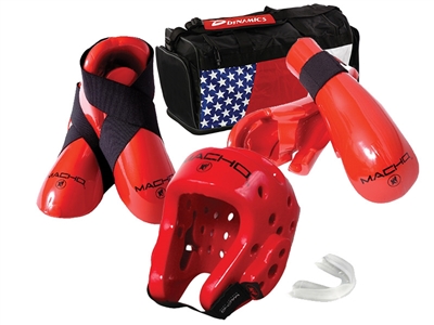 MACHO DYNA SPARRING GEAR SET WITH BAG