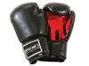 ELITE BLACK WITH RED PALM BOXING GLOVES