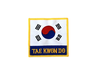 The national flag of Korea & TAEKWONDO PATCH